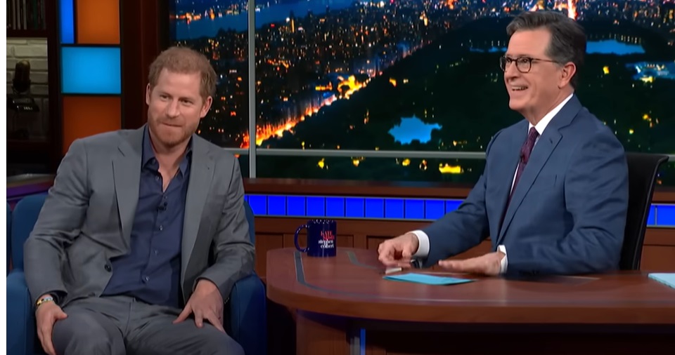 Spare Interview With Prince Harry and Stephen Colbert